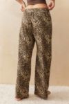 Thumbnail View 4: BDG Leopard Print Straight-Leg Trousers