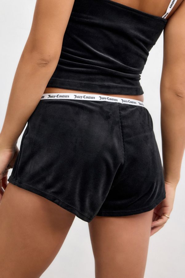 Vista de diapositivas: 3: Shorts de Velour Acanalados Austyn de Juicy Couture