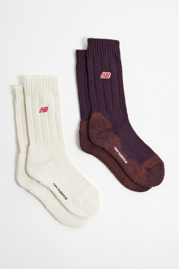 Slide View: 2: New Balance Niedrig Gauge Besatzung Socken 2er-Pack