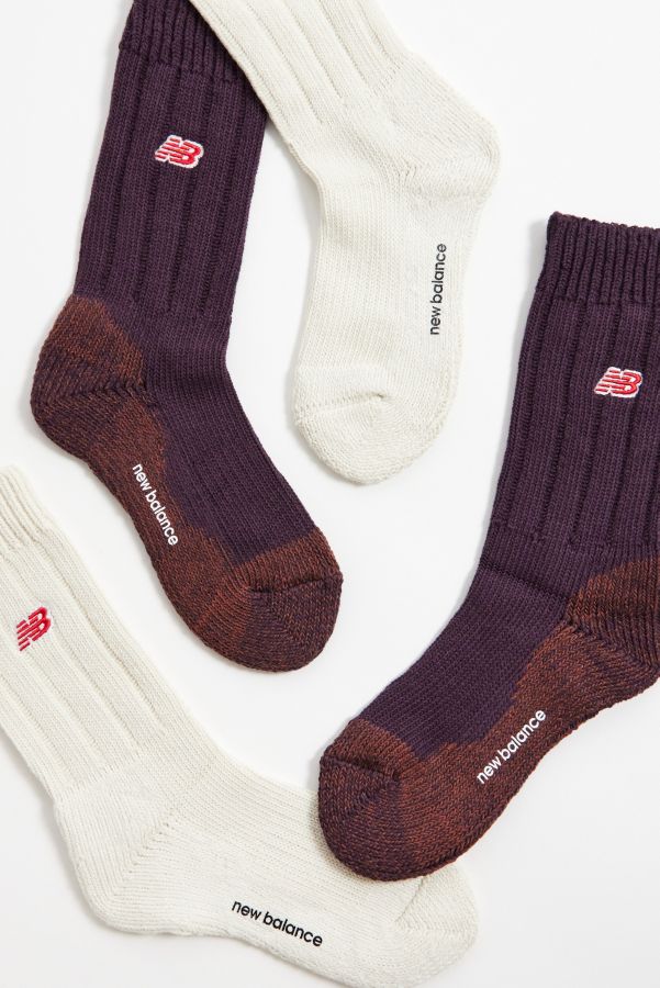 Slide View: 4: New Balance Niedrig Gauge Besatzung Socken 2er-Pack