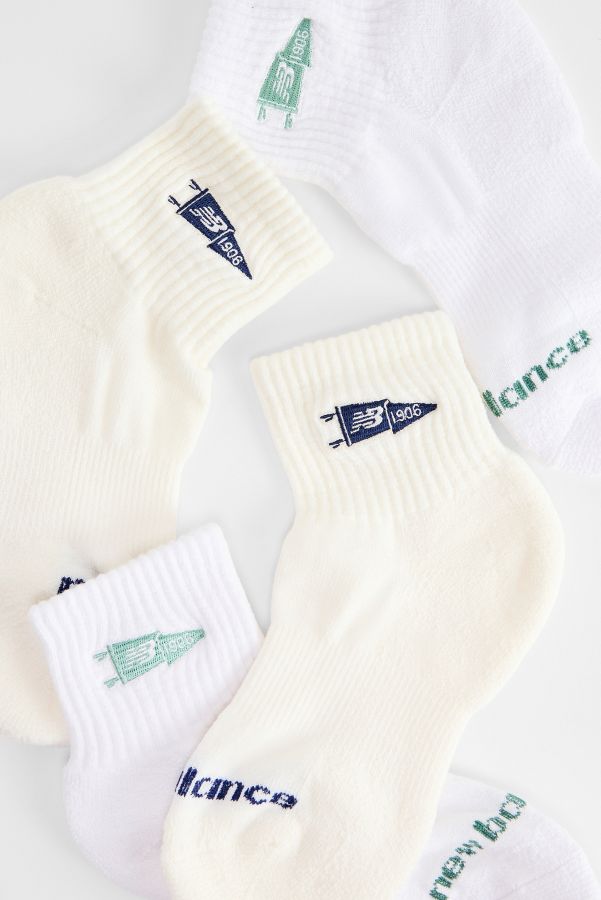 Slide View: 3: New Balance Varsity Pennant Socks 2-Pack