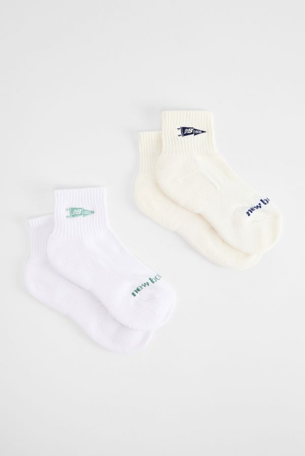 Slide View: 4: New Balance Varsity Pennant Socks 2-Pack