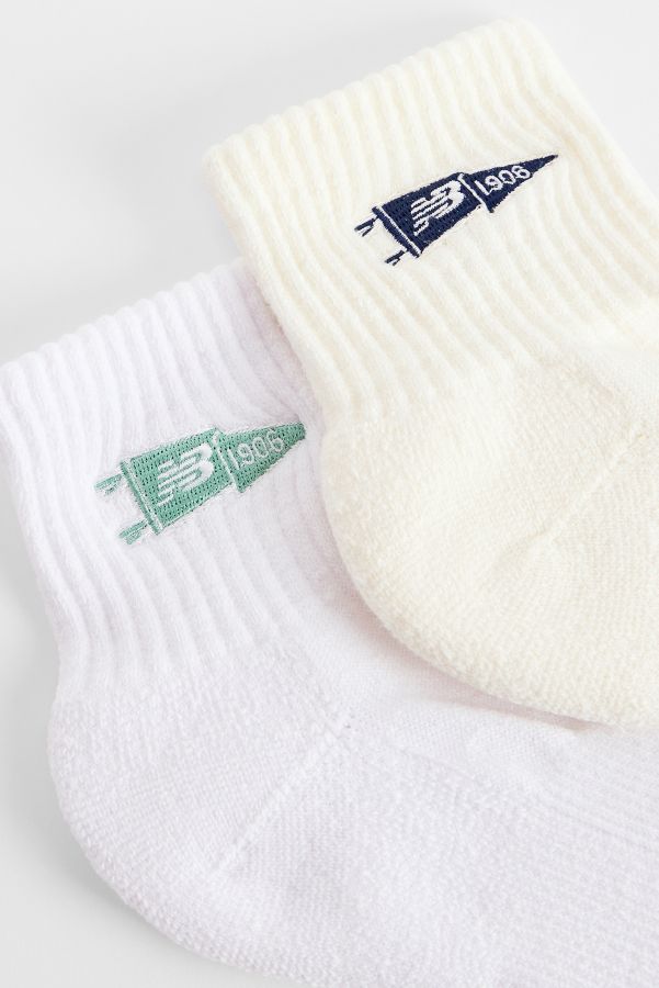 Slide View: 5: New Balance Varsity Pennant Socks 2-Pack