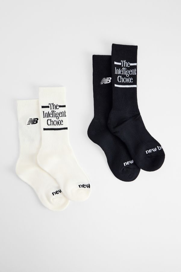 Slide View: 2: New Balance The Intelligent Choice Socks 2-Pack