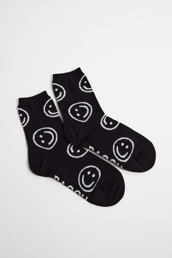 Slide View: 2: BAGGU Schwarz Happy Socken