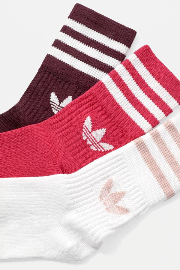 adidas Originals Trefoil Mid Crew Socks Pack Urban Outfitters UK