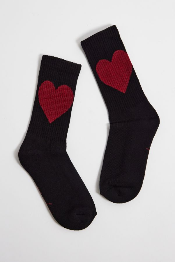 Slide View: 2: Out From Under Heart Socks