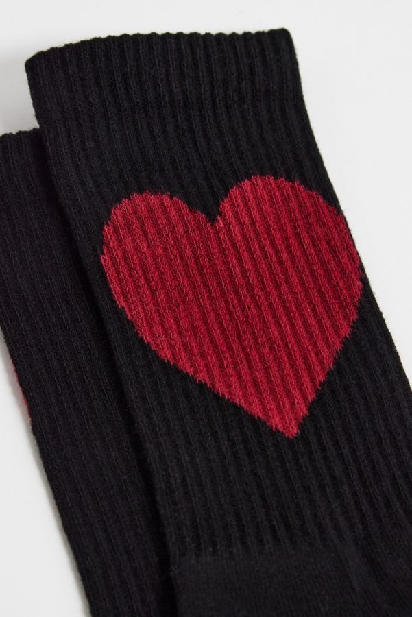 Slide View: 4: Out From Under Heart Socks