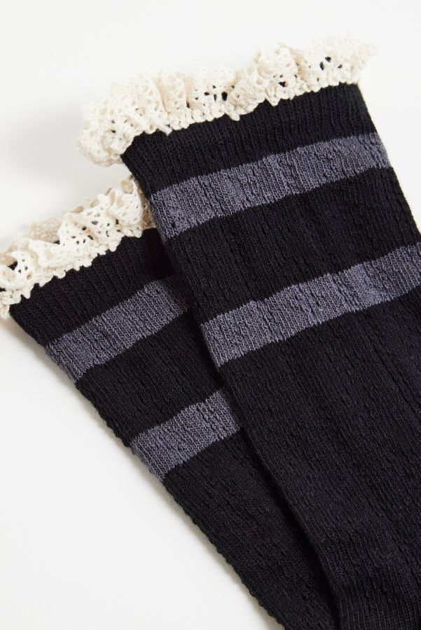 Slide View: 4: Out From Under Varsity Pointelle Socks