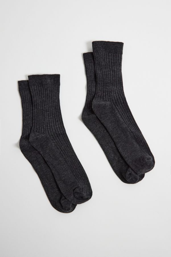 Slide View: 2: Out From Under Saubere Gerippte 2-Pack Socken