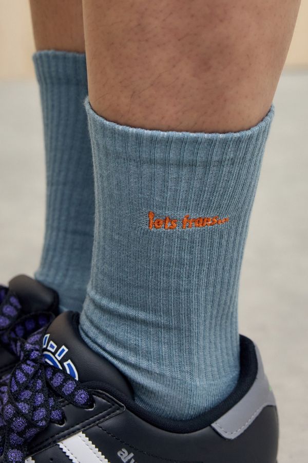 Slide View: 2: iets frans... Chaussettes de Sport Bleues