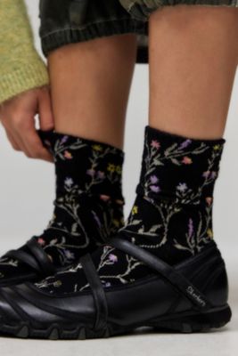 Out From Under Floral Socks