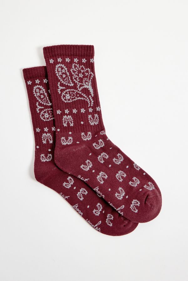 Slide View: 3: Out From Under Bandana Druck Socken