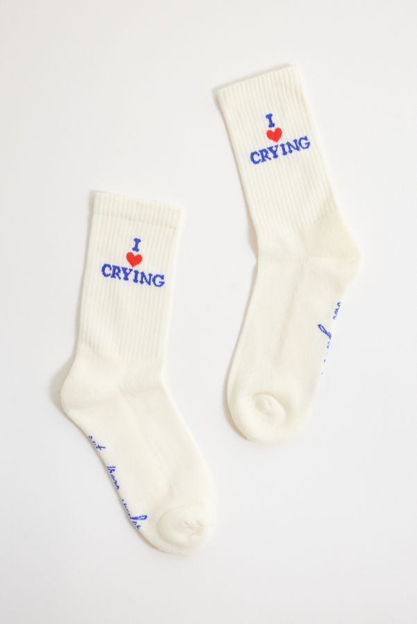 Vista de diapositivas: 1: Calcetines I Heart Crying de Out From Under