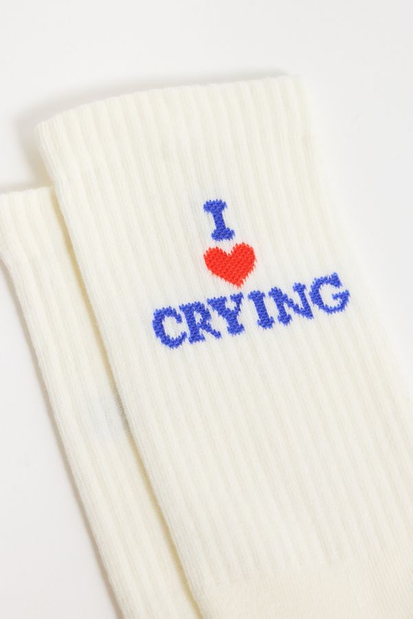 Vista de diapositivas: 2: Calcetines I Heart Crying de Out From Under