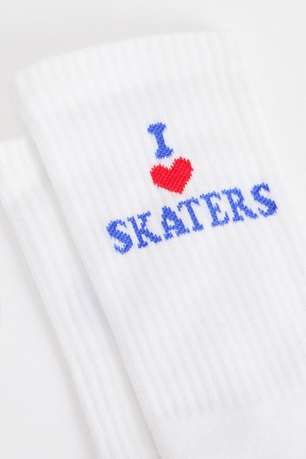 Slide View: 2: Out From Under I Heart Skaters Socks