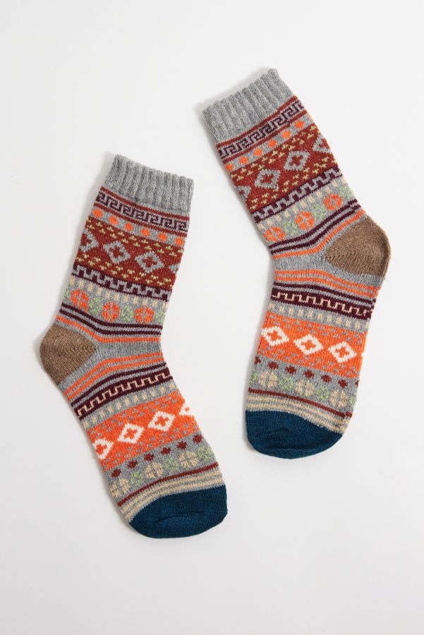 Slide View: 2: Out From Under Fair Isle Socks