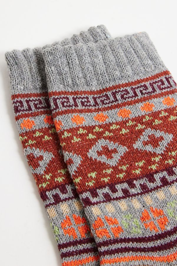 Slide View: 3: Out From Under Fair Isle Socks