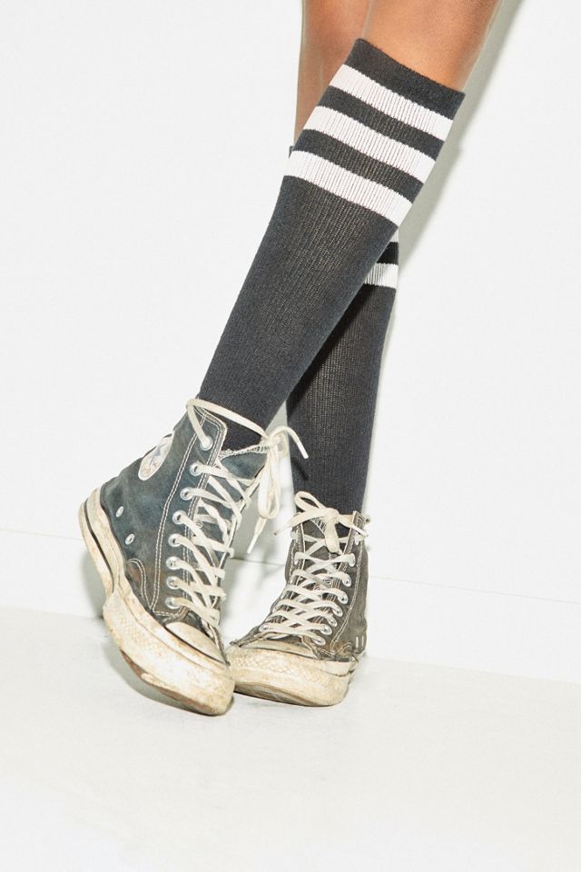American Apparel Striped KneeHigh Socks Urban Outfitters UK