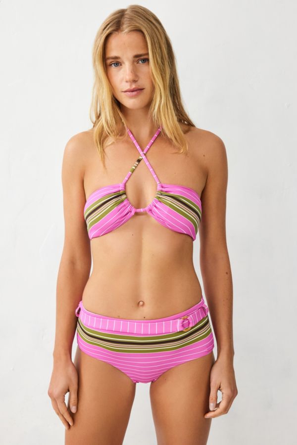 Slide View: 2: Roxy X Out From Under All About Sol Halterneck Bikini Top