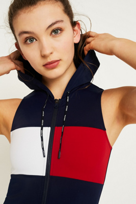 tommy hilfiger hooded swimsuit