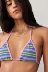 Thumbnail View 4: UO - Haut de bikini triange à rayures