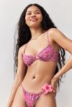 Thumbnail View 2: Out From Under Pink Floral Underwired Bikini