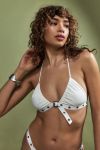 Visualizzazione miniature 1: Out From Under Top bikini bianco con fibbia