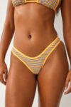 Thumbnail View 2: Frankies Bikinis Full Moon Striped Micro Bikini Bottoms