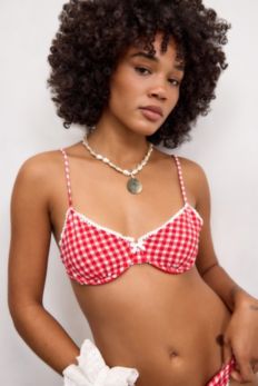 Slide View: 3: Wild Lovers Papaya Bikini Top