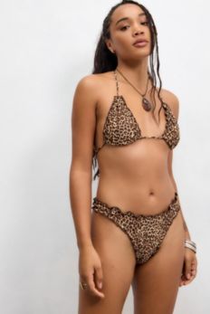 Vista diapositiva: 4: Top Bikini Leopardato Motel Pumyla