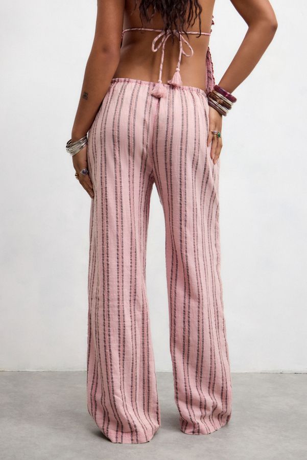 Slide View: 4: Out From Under Pink Ellie Stripe Trousers