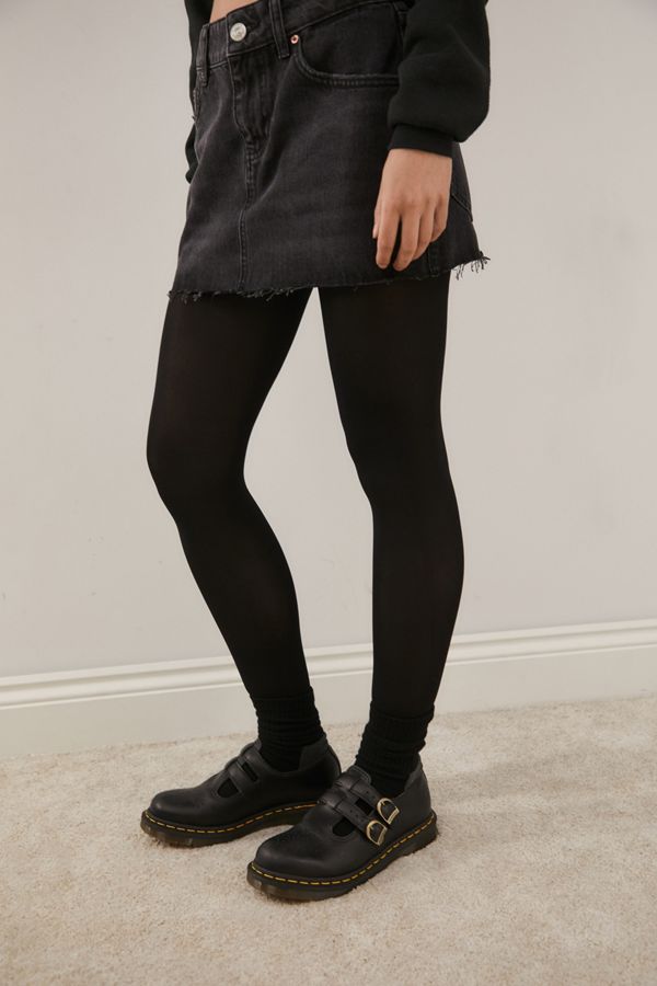 80 Denier Opaque Black Tights Urban Outfitters UK