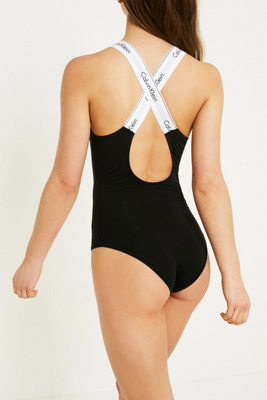 calvin klein cross back bodysuit