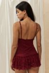 Visualizzazione miniature 4: Out From Under Ruffle Y2K Sheer Lace Babydoll Dress