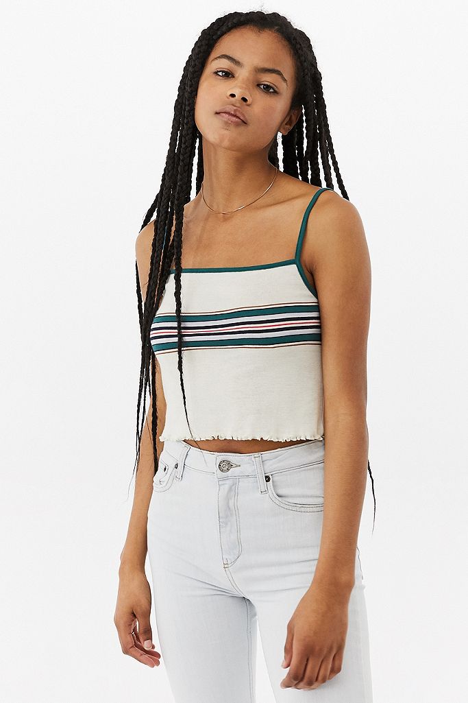 UO Stripe Square Neck Cami | Urban Outfitters UK