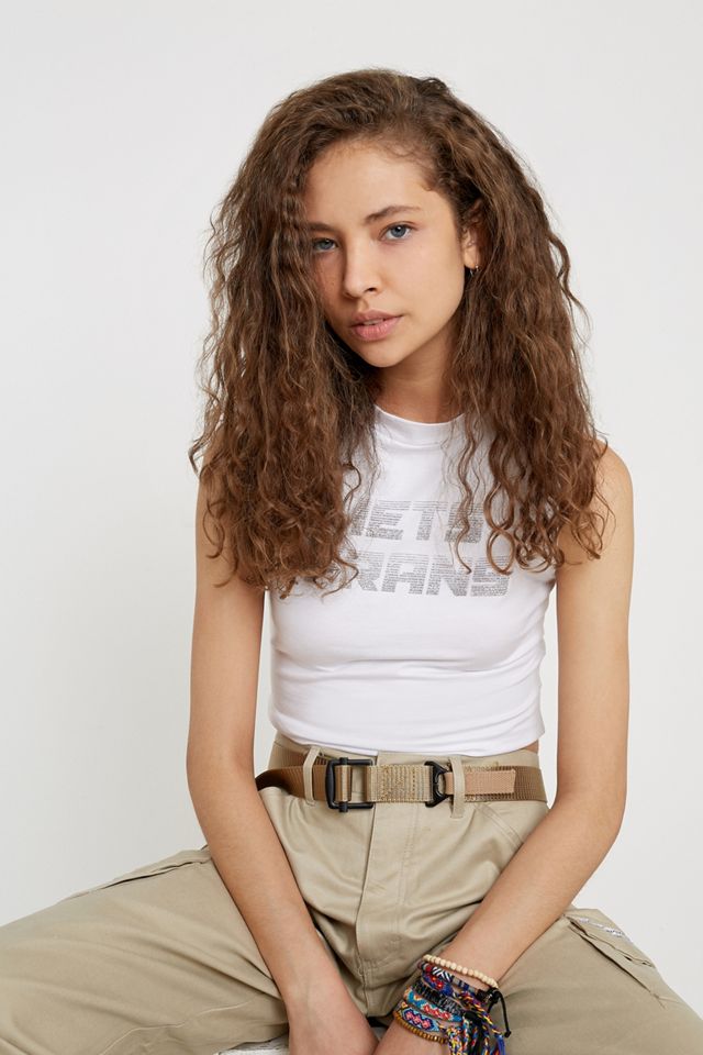 Débardeur (camisole) Urban Outfitters En Soie 100% - Rouge Avec Nœud Et Dentelle, Taille S, Neuf Avec étiquette