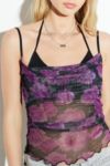 Thumbnail View 2: UO Candy Rose Double-Layer Halterneck Top