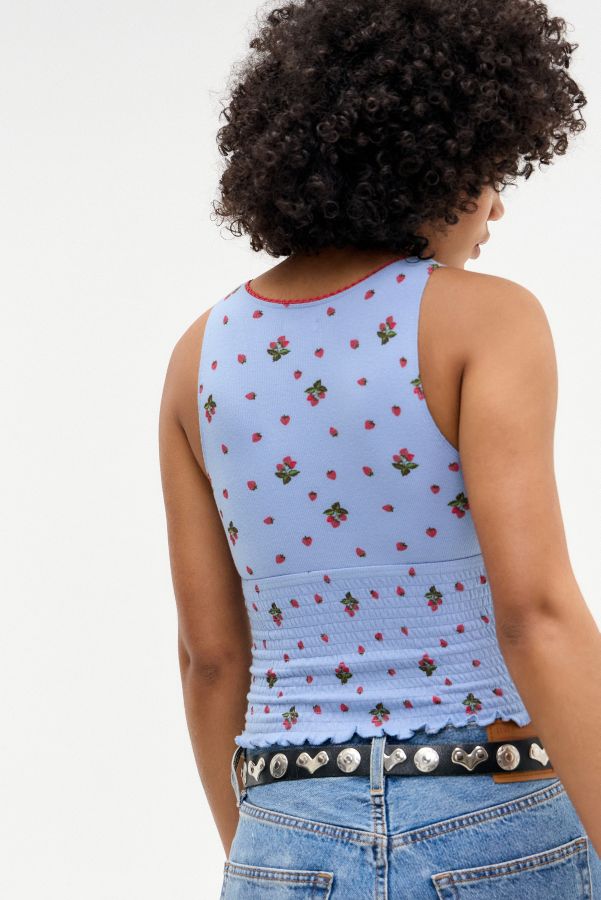 Vista diapositiva: 5: Kimchi Blue Verity Shirred Floral Print Top