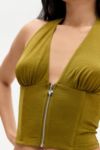 Thumbnail View 3: Silence + Noise Marla Zip Halterneck Top