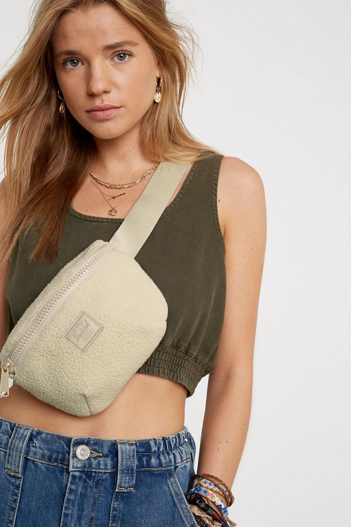 Herschel Supply Co. Fourteen Cream Sherpa Fleece Bum Bag Urban