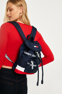 tommy jeans logo mini backpack