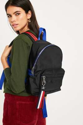 tommy jeans logo tape backpack