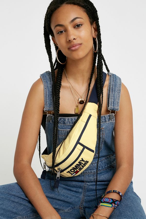 Tommy Jeans Yellow Heritage Bum Bag Urban Outfitters UK