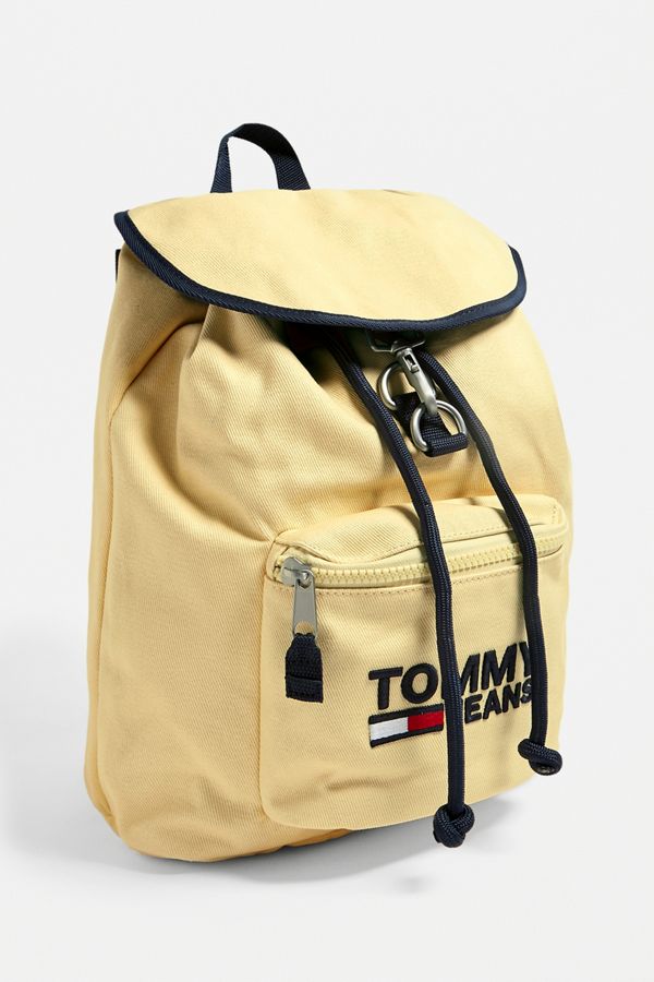 Tommy Jeans Yellow Heritage Backpack Urban Outfitters UK