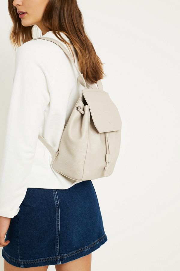 Matt & Nat Mumbai White Mini Backpack Urban Outfitters UK