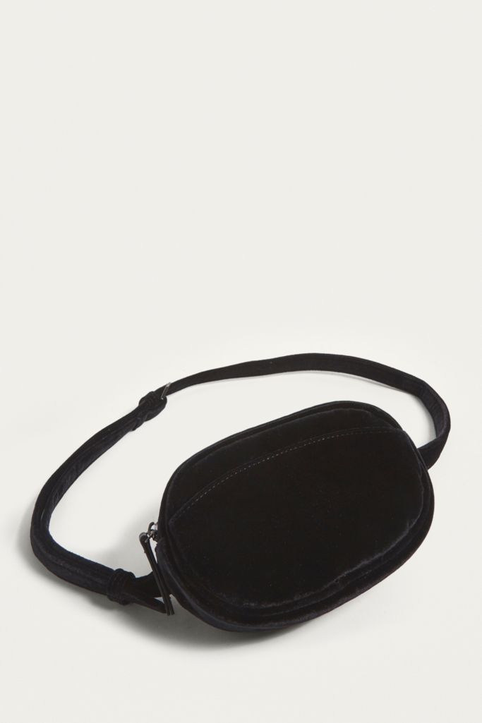 Rounded Velvet Bum Bag | Urban Outfitters UK