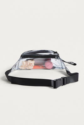 clear plastic bum bag