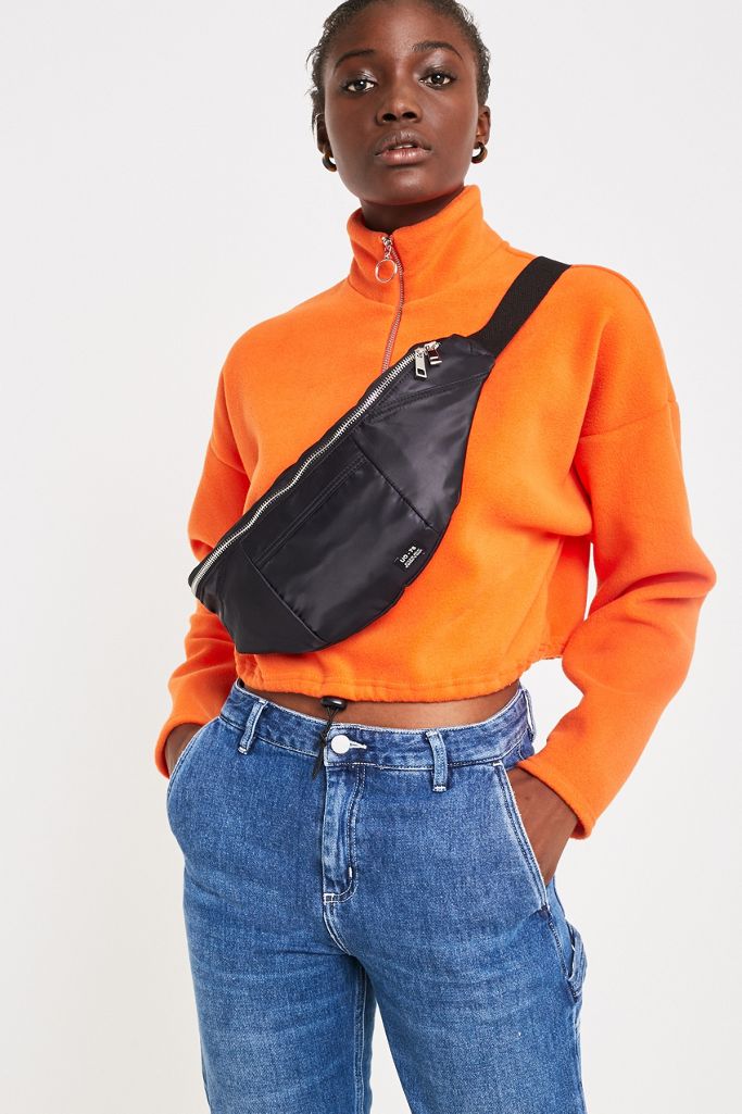 UO Nylon Colourblock Oversized Bum Bag Urban Outfitters UK
