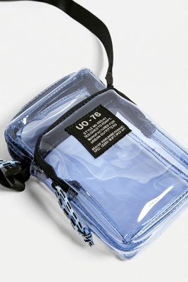 plastic pouch crossbody